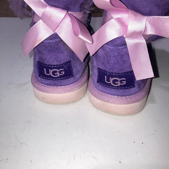 Toddler size 12 Purple Uggs Boots - Picture 3 of 5